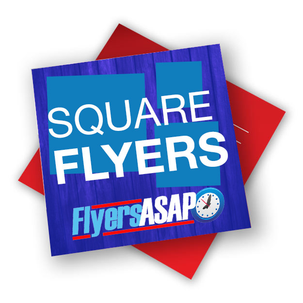 Square Glossy Next Day Flyers Flyers ASAP