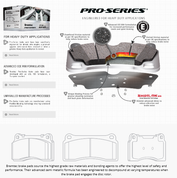 Bremtec Pro Series Rear Brake  Focus RS mk2