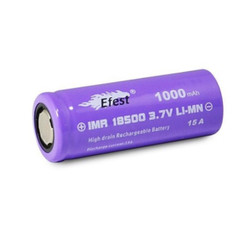 Efest Purple 18500 15A 1000mah 3.7v