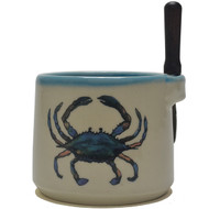 Dip Bowl with Spreader Knife - Crab