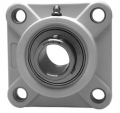 3/4 Inch Four Bolt Flange Bearing With Lock Collar - HCFS204-12 By SpinCo, Replaces VF4E-212 RCJ-3/4 P4B-SXR