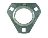 40MSTR Three Bolt Triangle Stamped Housing 40mm OD Bearings