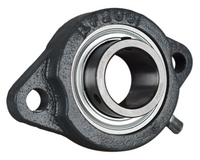 1-3/16" Light Duty Two Bolt Flange Bearing BLF206-19G, FHSLF206-19G, BLFL6-19