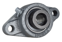 3/4" Two Bolt Flange Bearing W/ Lock Collar HCFT204-12