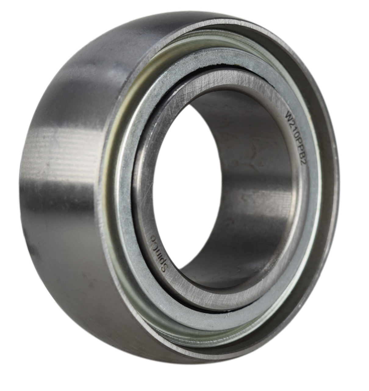 Non-Relubricable 1.1880 Inner Ring Width Round Bore 1.1880 Outer Ring Width 3.5430 Spherical OD Peer Bearing W210PPB2 Agriculture Heavy Duty Disc Harrow Bearing Two Triple Lip Seals 1.9380 ID 