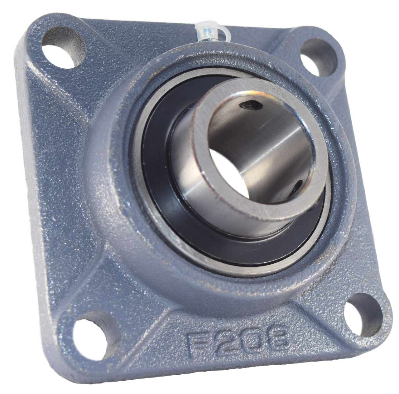 Qty.2 1-1/2" UCF208-24 Quality square flanged UCF208 Pillow block bearing ucf 