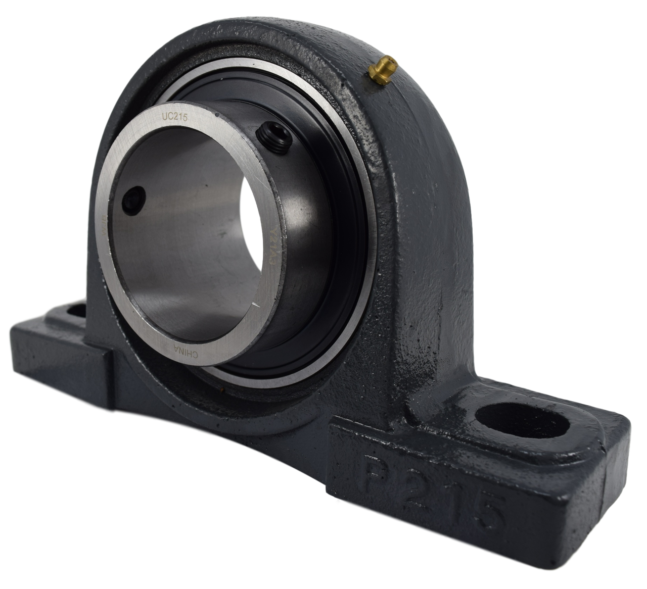 2pcs UCP215-47 Pillow Block shaft size 2-15//16 in Solid Base Housing