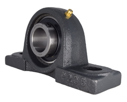 PGN UCP201-8 Pillow Block Mounted Ball Bearing 2 Pack 1/2 Bore Self Aligning Solid Cast Iron Base