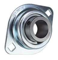 7/8" Rigid Flush Mount Pressed Steel Two Bolt Flange Bearing CSBPFL205-14M