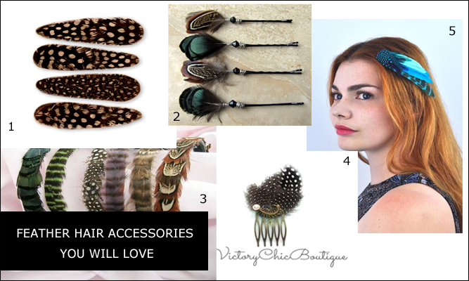 Feather Hair Accessories You Will Love - Moonlight Feather