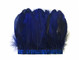 Bulk dark blue feather trim 