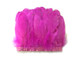 Bright pink soft feather trim for sewing and costumes