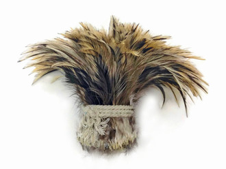  Golden Badger Strung Rooster Neck Hackle Wholesale Feathers (Bulk)