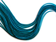 6 Pieces - XL Kingfisher Blue Badger Thin Whiting Farm Rooster Hair Extension Feathers 11" and Up 