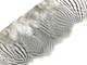Natural White Silver Pheasant Plumage Feather Trim