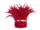 Red Strung Chinese Rooster Saddle Wholesale Feathers (Bulk)