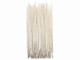 Ivory white feathers of long ringneck pheasant tails. High quality feathers for weddings, decor, and special occasions.