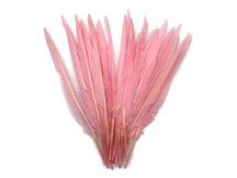 1/4 Lb. - Light Pink Goose Pointers Long Primaries Wing Wholesale Feathers (Bulk)