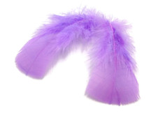 1 Pack - Lavender Dyed Turkey T-Base triangle Body Plumage Feathers 0.50 Oz.