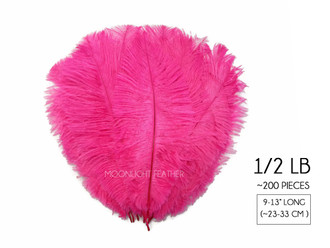 1/2 lb Hot Pink Ostrich Feathers | Moonlight Feather
