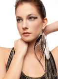 Victoria - Collection Single Feather Earring