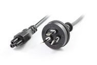 2M Wall Plug to IEC C5 Cloverleaf Power Cable