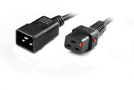 1M IEC C19 to C20 Power Cable with IEC Lock