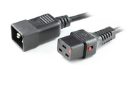 1M IEC C19 to C20 Power Cable with IEC Lock