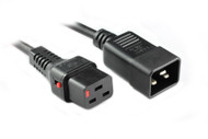 2M IEC C19 to C20 Power Cable with IEC Lock