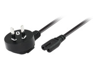 2M Right Angle Wall Plug to IEC C7 Power Cable