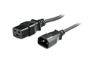 1M IEC C14 to C19 Power Cable with 3x1.5mm2 Cord