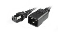 2M IEC C13 to C20 Power Cable with 3 x 1.5mm2 Cord