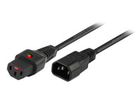 3M IEC C13 to C14 Power Cable with IEC Lock