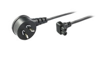 2M Right Angle Wall Plug to Up Angle IEC C7 Power Cable