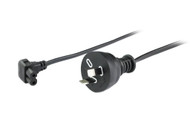 2M Wall Plug to Upward Right Angle IEC C7 Power Cable