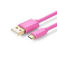 2M Red 5V2A Micro USB 22AWG Sync/Fast Charging Cable