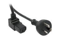 2M Wall Plug to Up Angle IEC C13 Power Cable