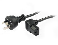 2M Wall Plug to Up Angle IEC C13 Power Cable