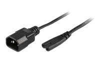 1M IEC C7 to C14 Power cable 2.5A