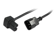 2M IEC C14 to Up Angle C15 Power Cable