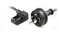 5M Wall Plug to Right Angle IEC C13 Power Cable