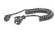 3M Curly Wall Plug to IEC C13 Power Cable