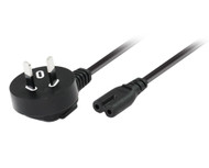 0.5M Right Angle Wall Plug to IEC C7 Power Cable