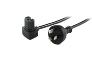 3M Wall Plug to Upward Right Angle IEC C15 Power Cable