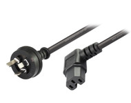 3M Wall Plug to Left Angle IEC C15 High Temperature Power Cable