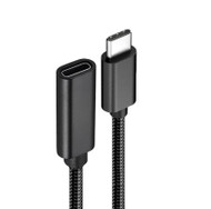 0.5M USB 3.2 GEN2x2 Type-C M -F Extension Cable supports 20G,100W, 4K@60Hz Video