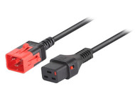 3M IEC C19 to C20 Power Cable with IEC Locks on both end