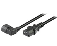 2M IEC C13 to Right Angle C14 Power Cable