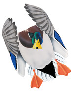 Mallard Drake #2 PVC Garage Duck