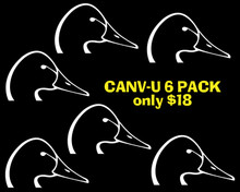 Canvasbacks Unlimited Logo 6-Pack